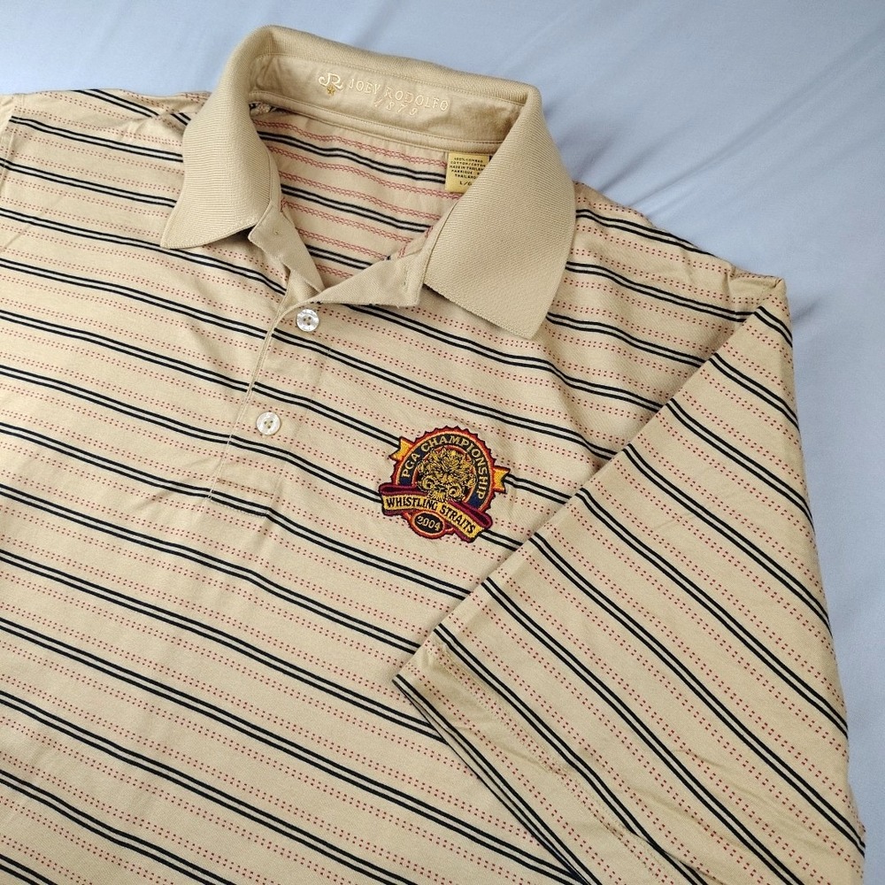 Joey Rodolfo 1879 Polo Shirt Men's L 2004 PGA Championship Whistling Straits EUC